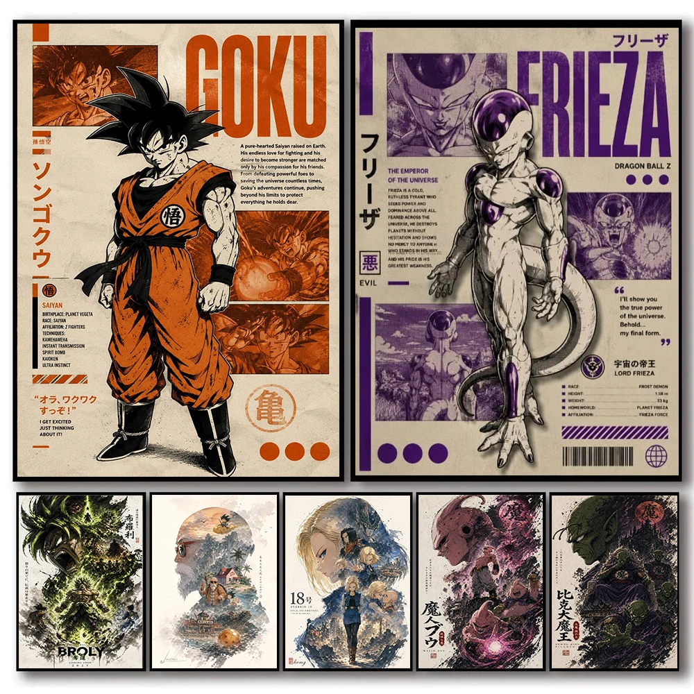 Home Decor Magazine - ドラゴンボール 孫悟空 フリーザ アニメ 5D フルラウンドドリル