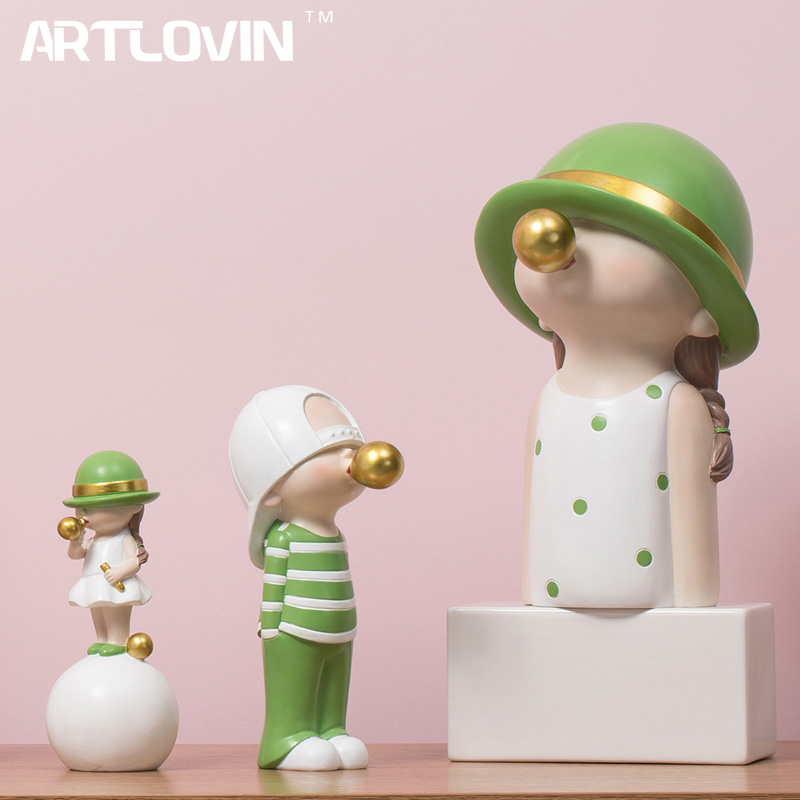 Artlovin北欧スタイルキャラクター人形子供モデル発泡バ - Home Decor Za のレビューと価格