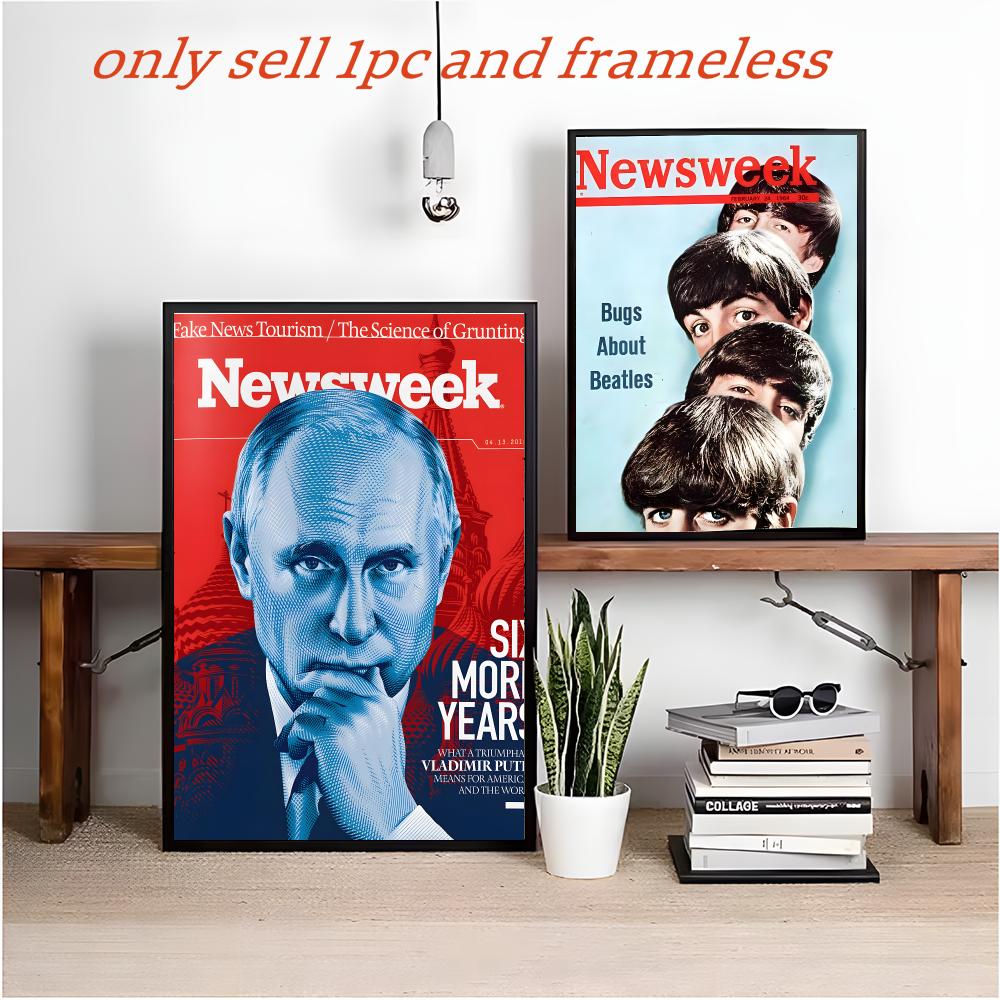 雑誌ニュース、N-ニュースウィークのポスター、クラシックな壁 - Home Decor Magazine のレビューと価格